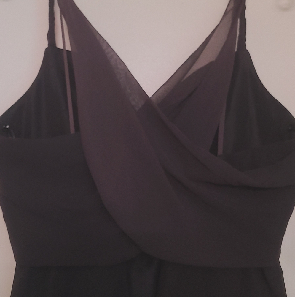 Elegant Black/Grey Ombre Gown